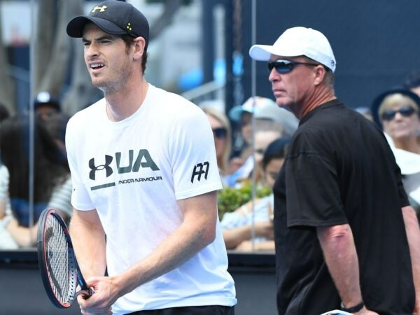 Andy Murray et Ivan Lendl à l'Open d'Australie en 2017