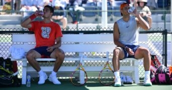 Carlos Alcaraz, Rafael Nadal, Indian Wells 2022