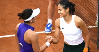 Bianca Andreescu et Emma Raducanu, Rome 2022