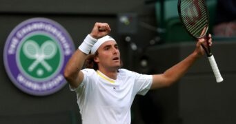 Stefanos Tsitipas / Wimbledon 2022 / Panoramic