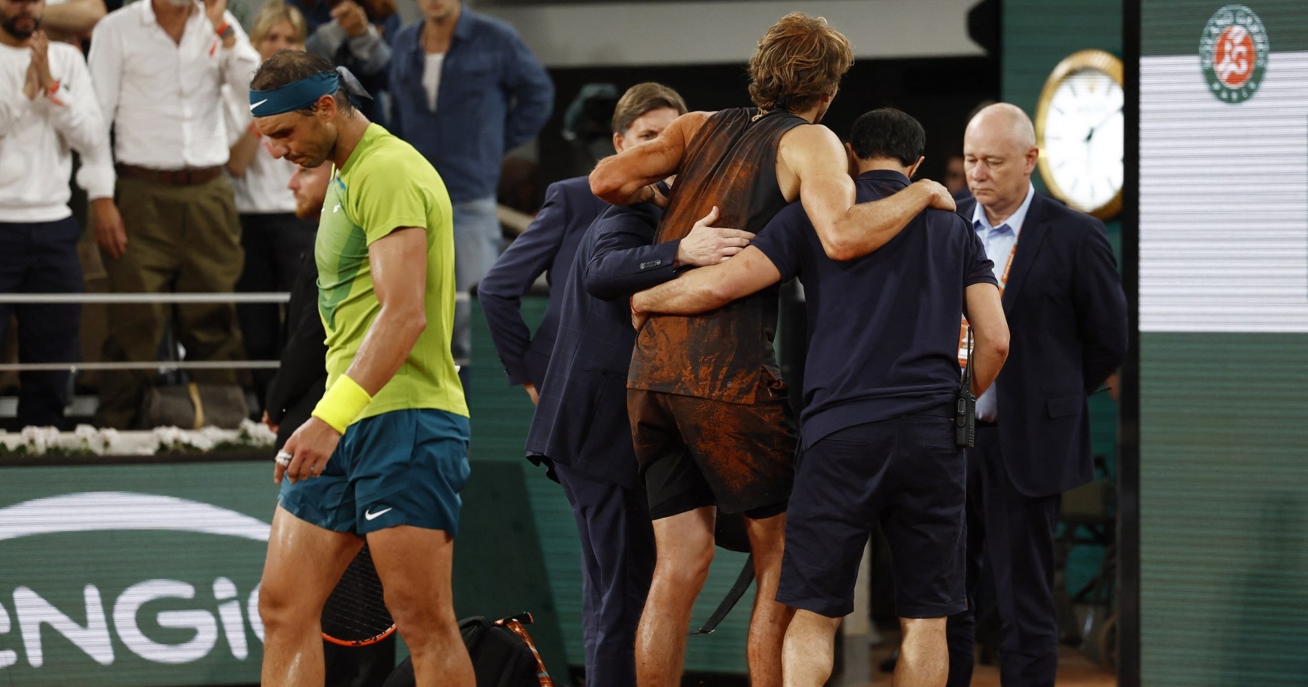 Rafael Nadal et Alexander Zverev, Roland-Garros 2022