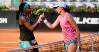 Coco Gauff et Iga Swiatek, Rome 2021