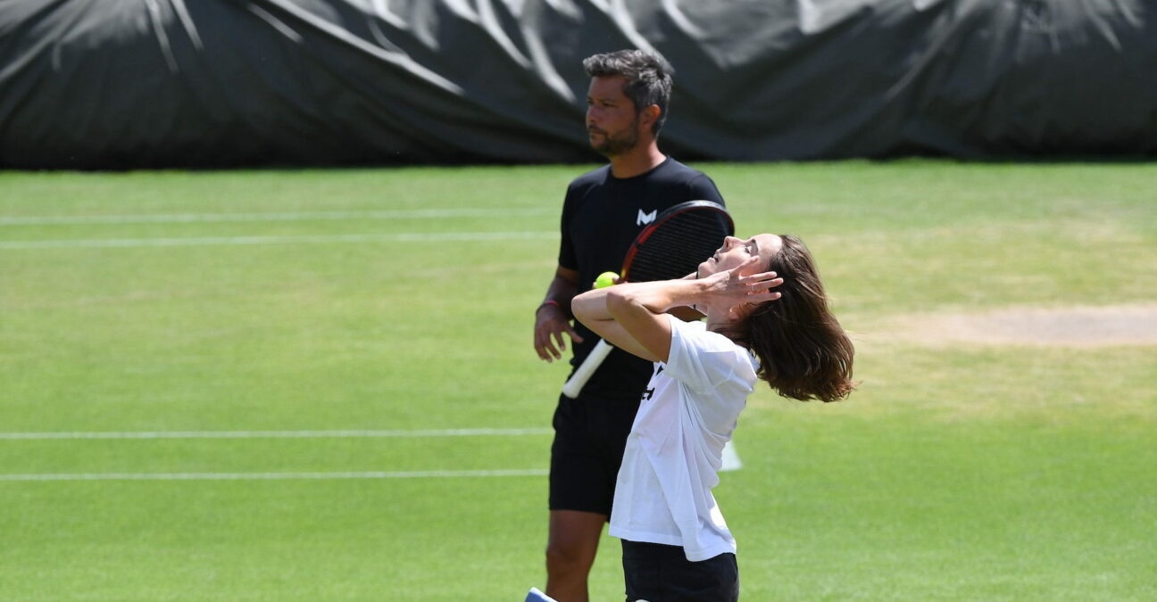 Nicolas Beuque et Alizé Cornet, Wimbledon 2022