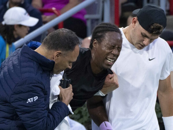 La blessure de Gaël Monfils à Montréal, 2022