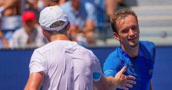 Daniil Medvedev et Stefan Kozlov, US Open 2022