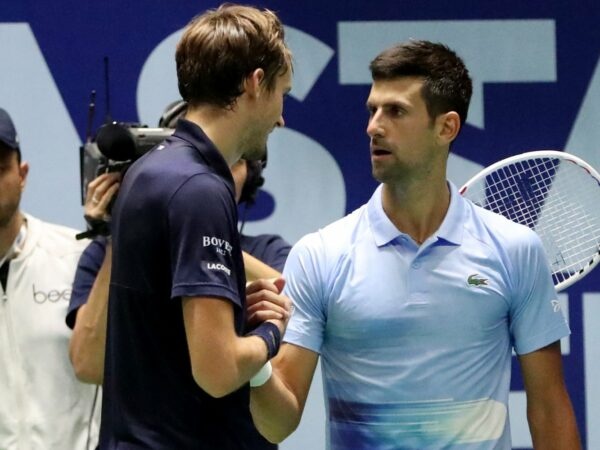 Novak Djokovic et Daniil Medvedev, Astana 2022