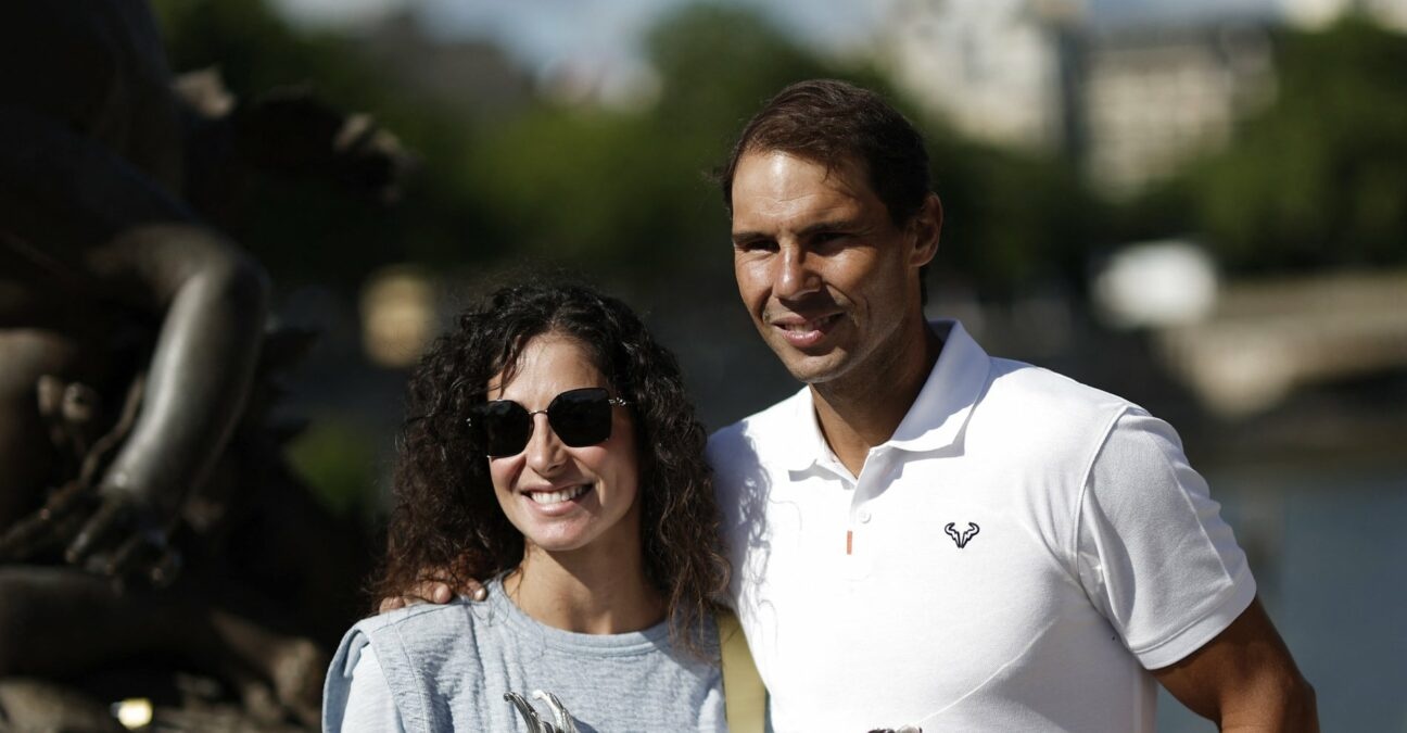 Rafael Nadal et sa femme, Roland-Garros 2022