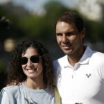 Rafael Nadal et sa femme, Roland-Garros 2022