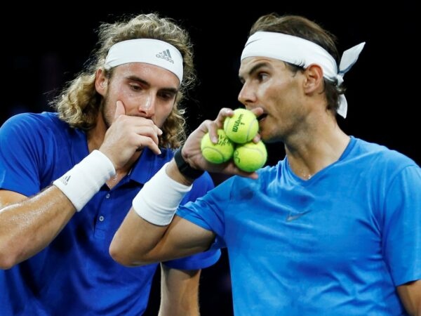 Rafael Nadal et Stefanos Tsitsipas, Laver Cup 2019