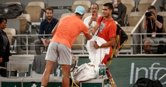 Rafael Nadal et Carlos Alcaraz, Roland-Garros 2022