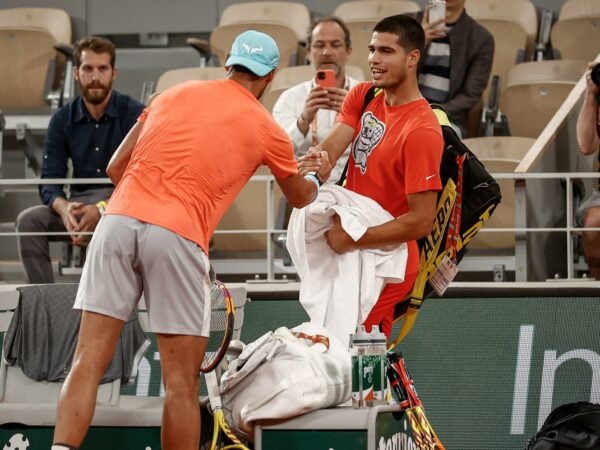 Rafael Nadal et Carlos Alcaraz, Roland-Garros 2022