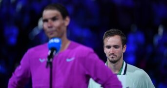 Daniil Medvedev et Rafael Nadal, Open d'Australie 2022