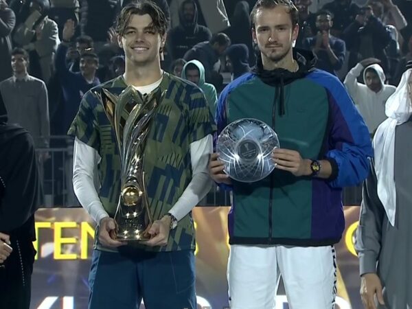 Taylor Fritz et Daniil Medvedev, Diriyah Cup 2022