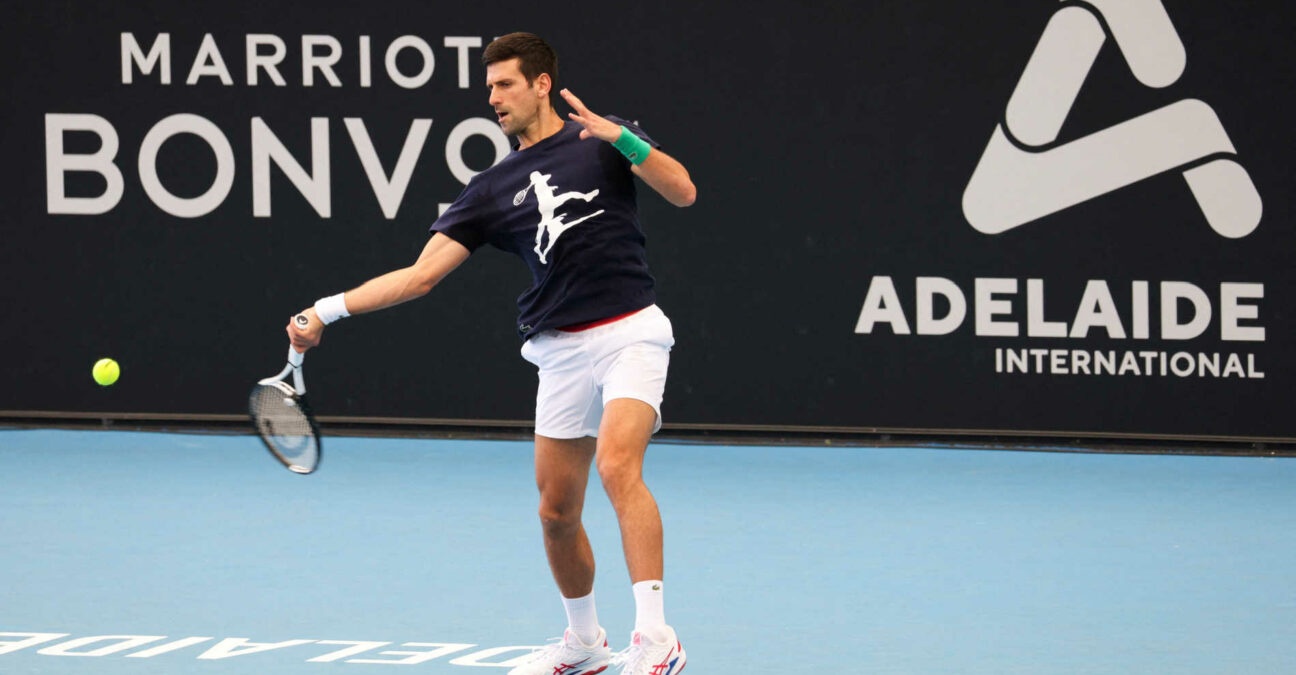 Novak Djokovic Adélaïde 2022