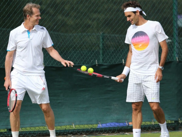 Stefan Edberg et Roger Federer