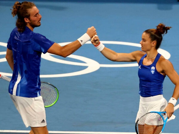 Stefanos Tsitsipas et Maria Sakkari aux Jeux Olympiques