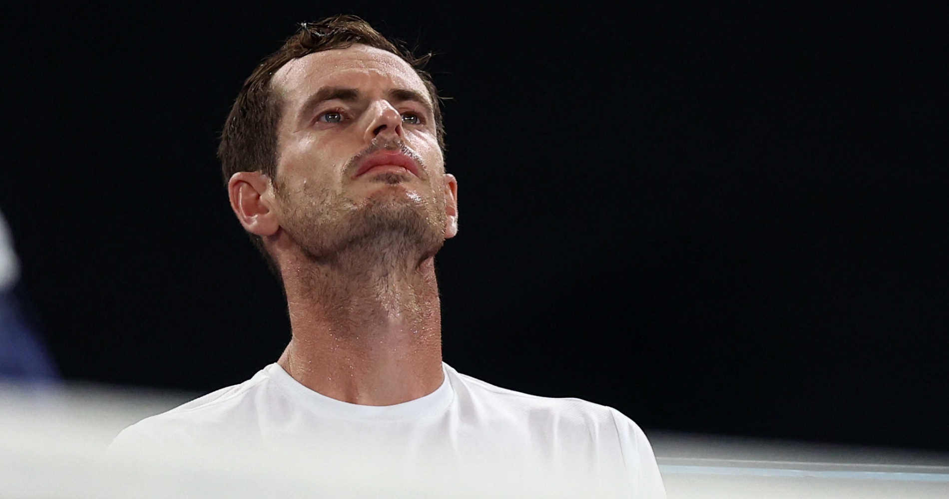 Andy Murray ému après sa victoire contre Berrettini