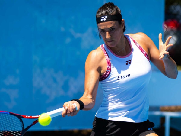 Caroline Garcia entraînement Adélaïde 2023