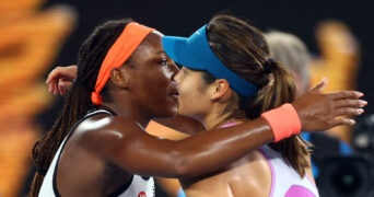 Coco Gauff et Emma Raducanu à l'Open d'Australie 2023