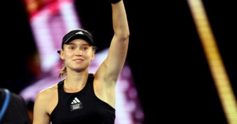 Elena Rybakina en finale de l'Open d'Australie 2023