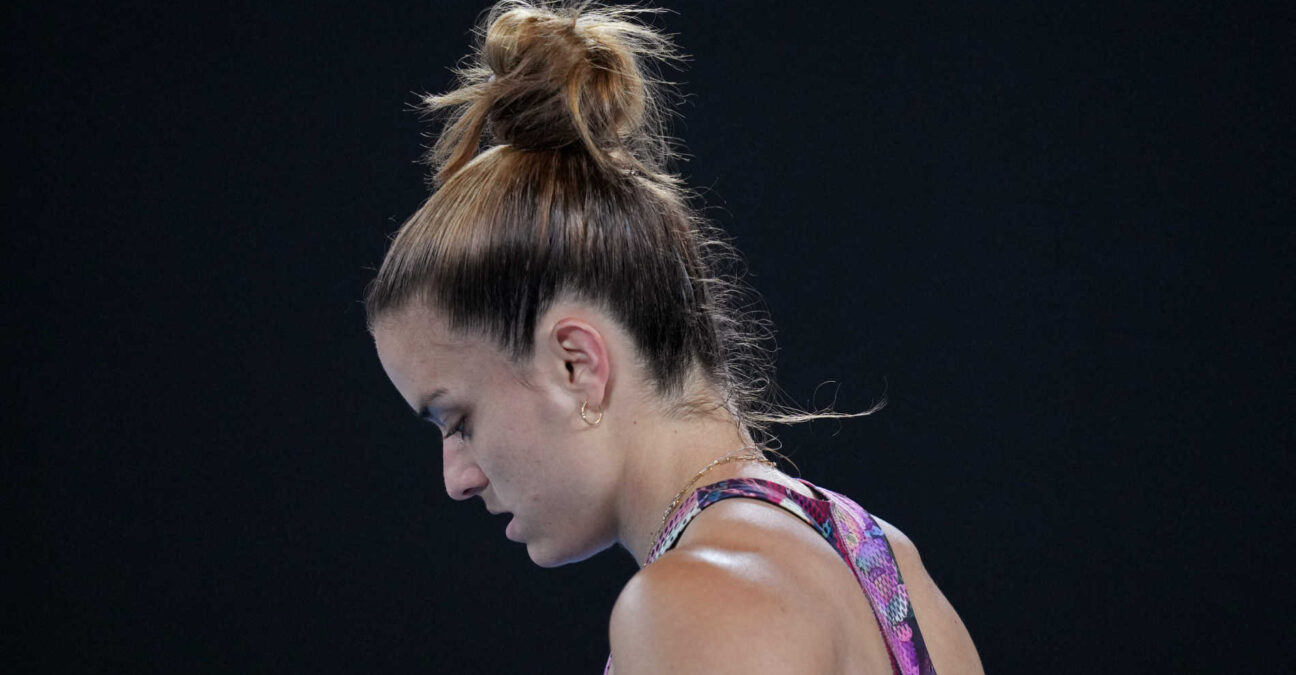 Maria Sakkari contre Lin Zhu à l'Open d'Australie 2023