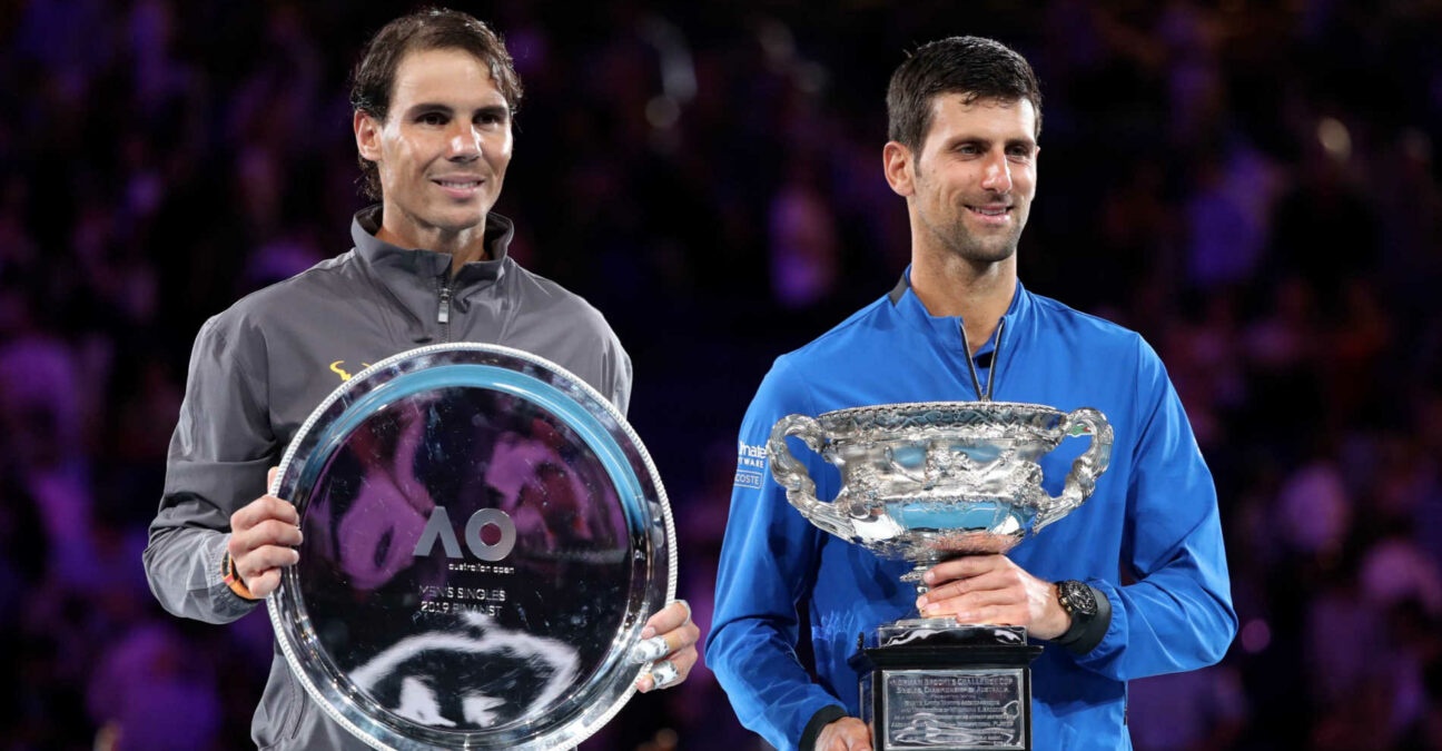 Rafael Nadal et Novak Djokovic Open d'Australie 2019