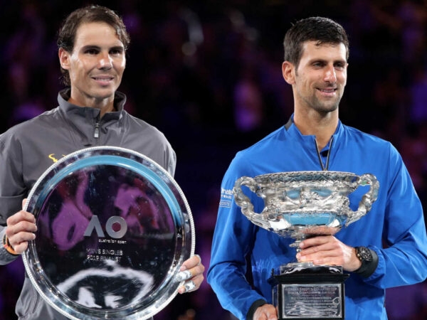 Rafael Nadal et Novak Djokovic Open d'Australie 2019