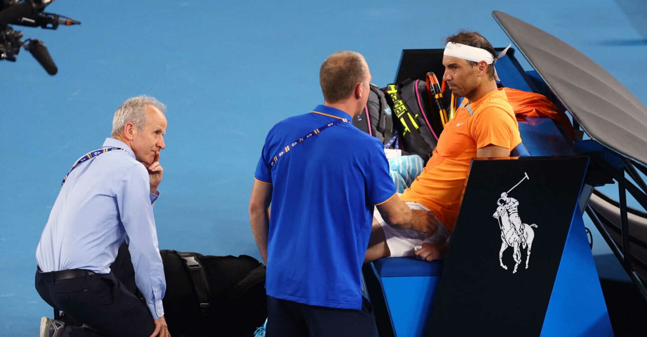 Rafael Nadal temps mort médical Open d'Australie 2023