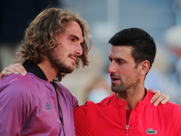 Stefanos Tsitsipas et Novak Djokovic, Roland-Garros 2021