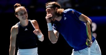 Tsitsipas et Sakkari, United Cup 2023