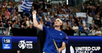 Stefanos Tsitsipas, United Cup 2023