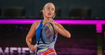 Anastasia Potapova à Linz en 2023