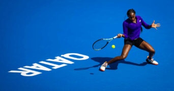 Coco Gauff à Doha en 2023