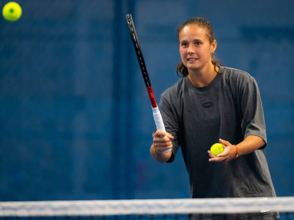 Daria Kasatkina à l'entraînement