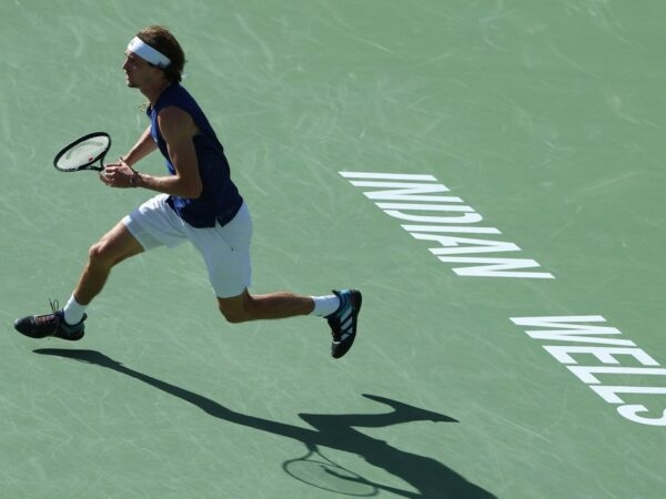 Alexander Zverev Indian Wells fond de court défense