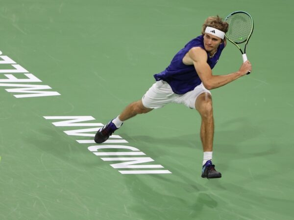 Alexander Zverev revers slice défense Indian Wells 2023