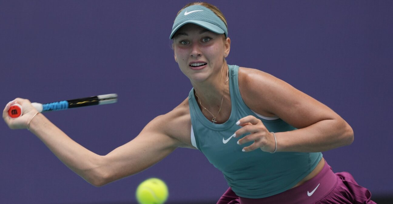 Anastasia Potapova Miami coup droit défense