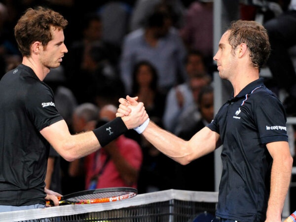 Andy Murray et Richard Gasquet à Bercy en 2015