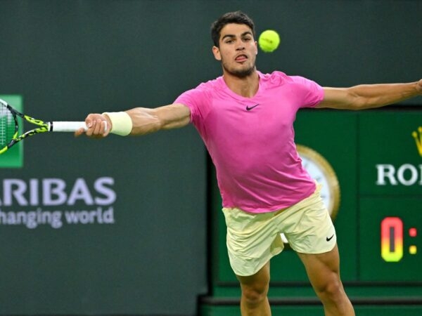 Carlos Alcaraz Indian Wells 2023 coup droit retour