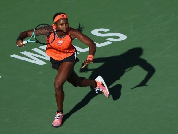 Coco Gauff coup droit préparation Indian Wells