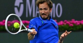 Daniil Medvedev coup droit indian Wells