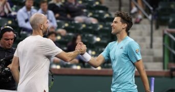 Adrian Mannarino et Dominic Thiem, Indian Wells 2023