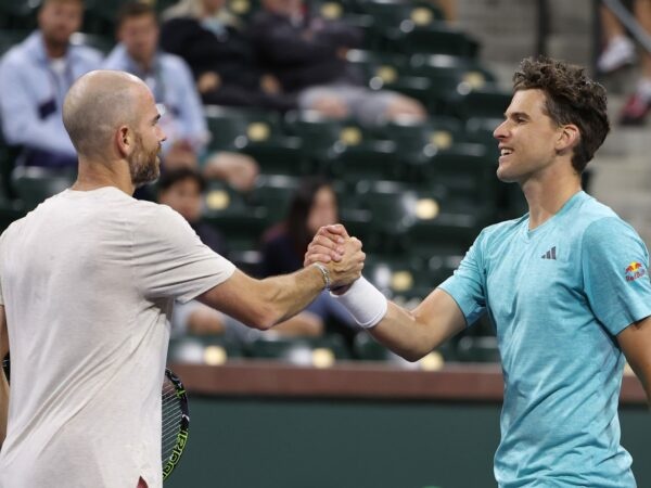 Adrian Mannarino et Dominic Thiem, Indian Wells 2023