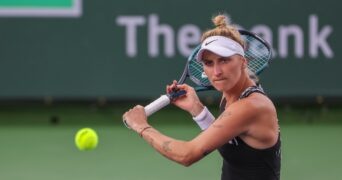 Marketa Vondrousova volée revers Indian Wells