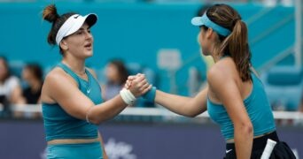 Bianca Andreescu et Emma Raducanu - Miami 2023