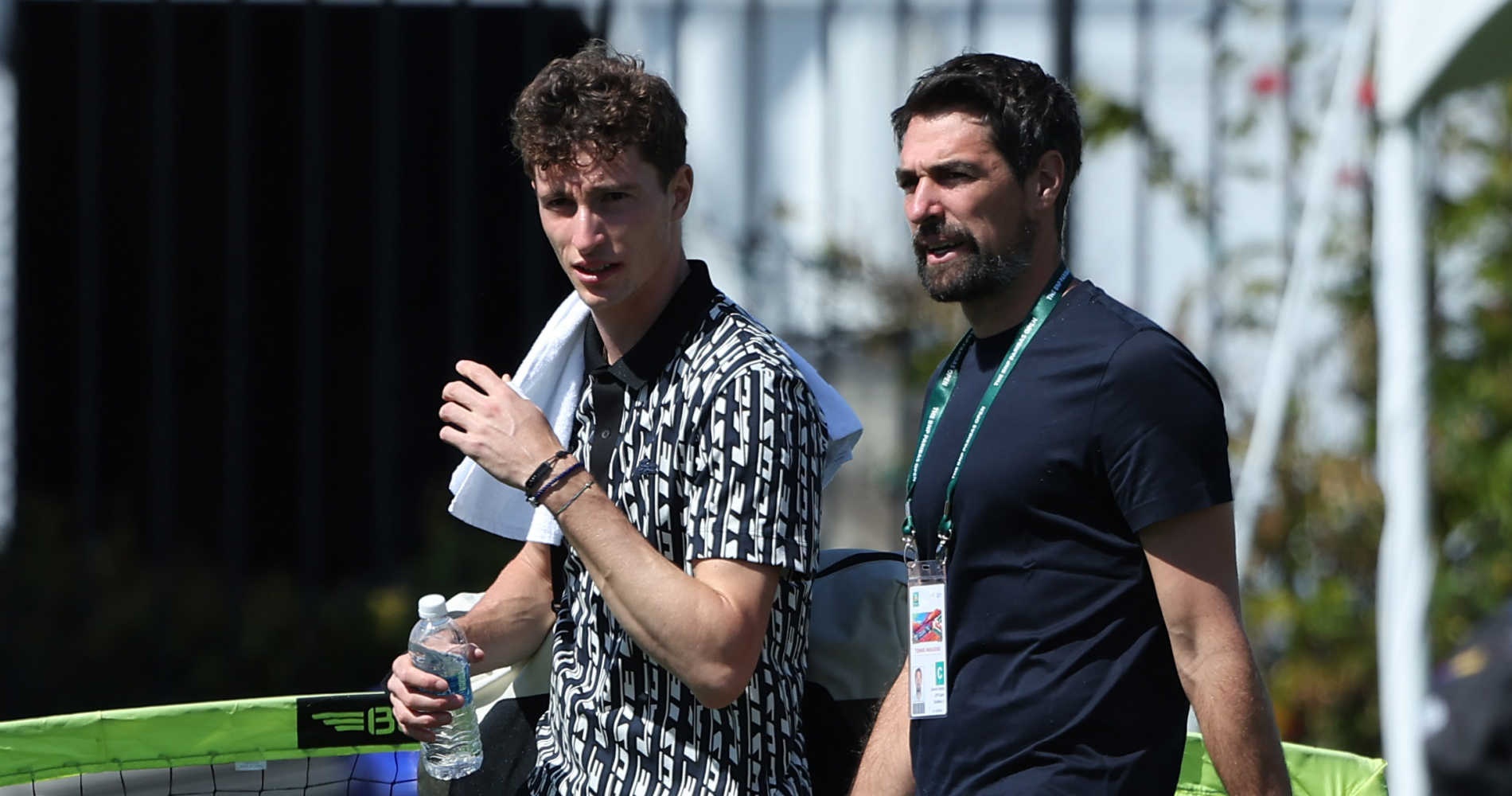 Ugo Humbert et Jeremy Chardy à Indian Wells