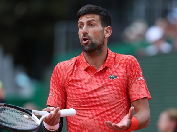 Novak Djokovic Monte Carlo reaction colère