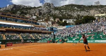 Stefanos Tsitsipas Monte Carlo vue générale Rocher