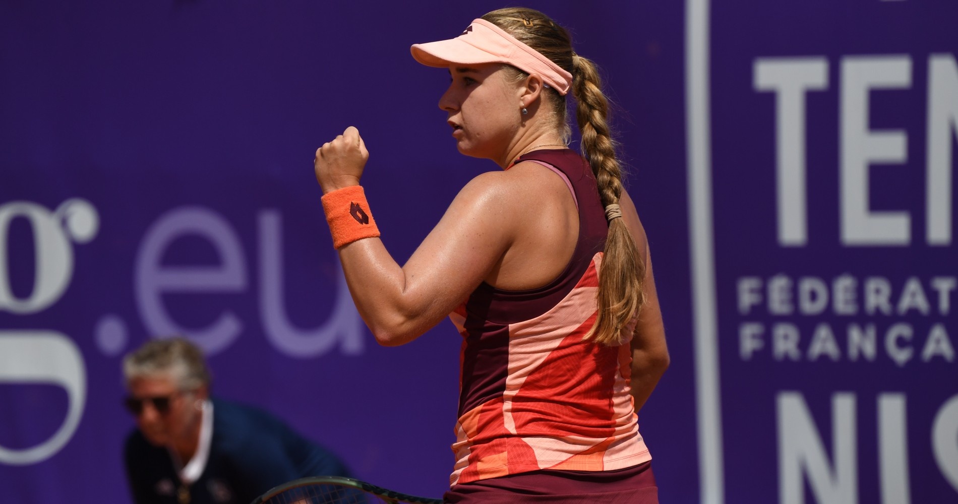 Tennis, WTA Tournoi de Strasbourg 2023 Blinkova sort Navarro