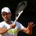 Novak Djokovic Rome Practice 2023